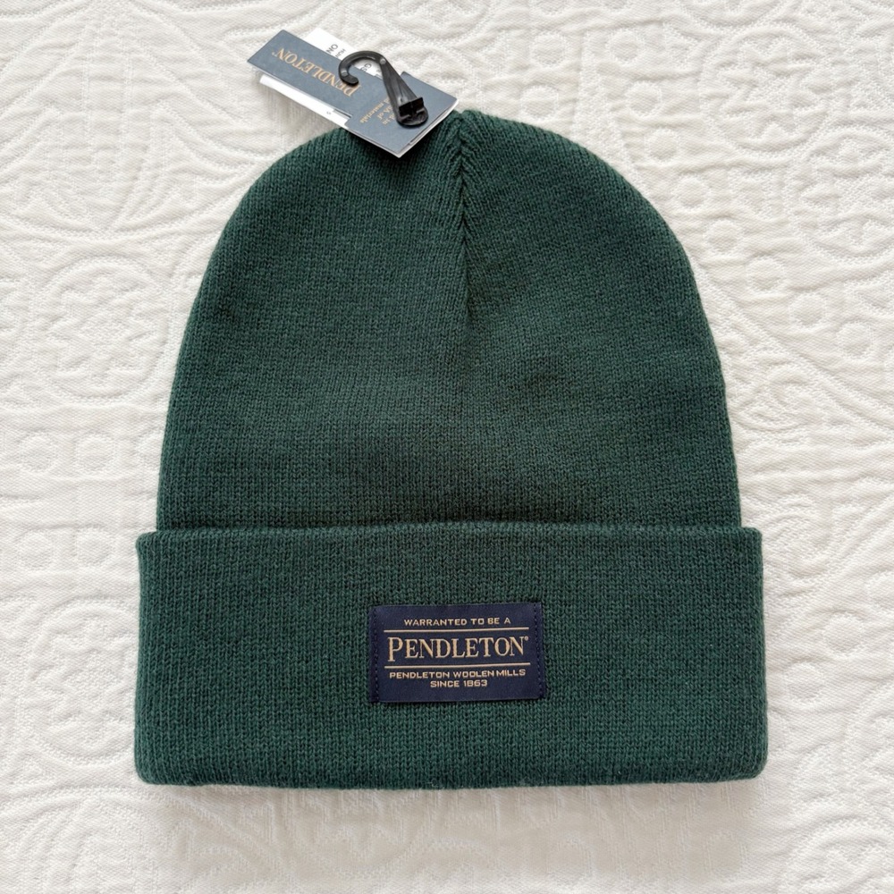 Pendleton Hunter Green Cuffed Beanie